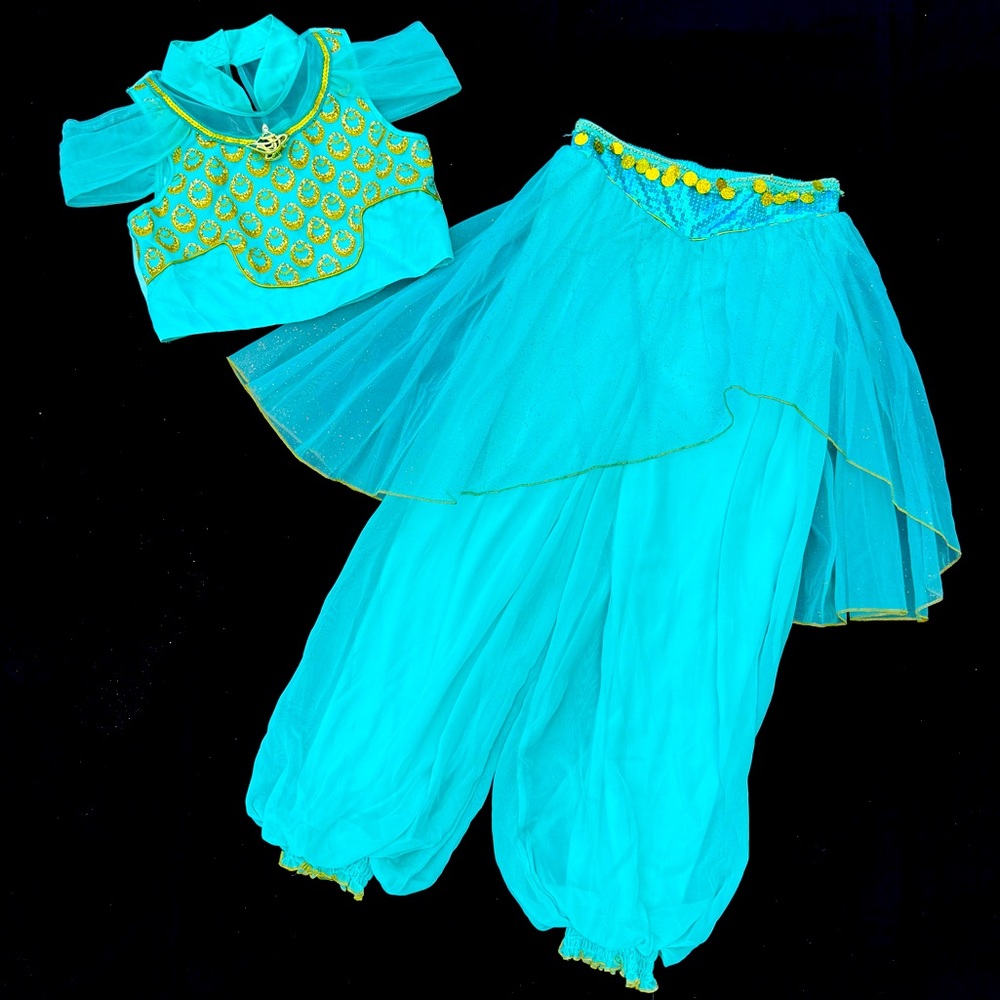 Disney CASTLE COLLECTION Jasmine Aladdin NWOT Size 13 Dress Halloween Costume